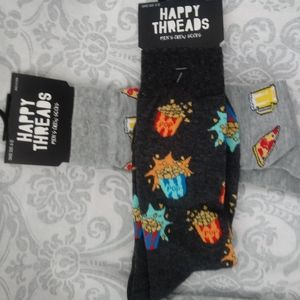 HAPPY THREADS CREW SOCKS